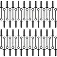 40 Pcs 3/16" TriGrip Rivets, Kayak Pad Eye Deep Water Long Grip Tri