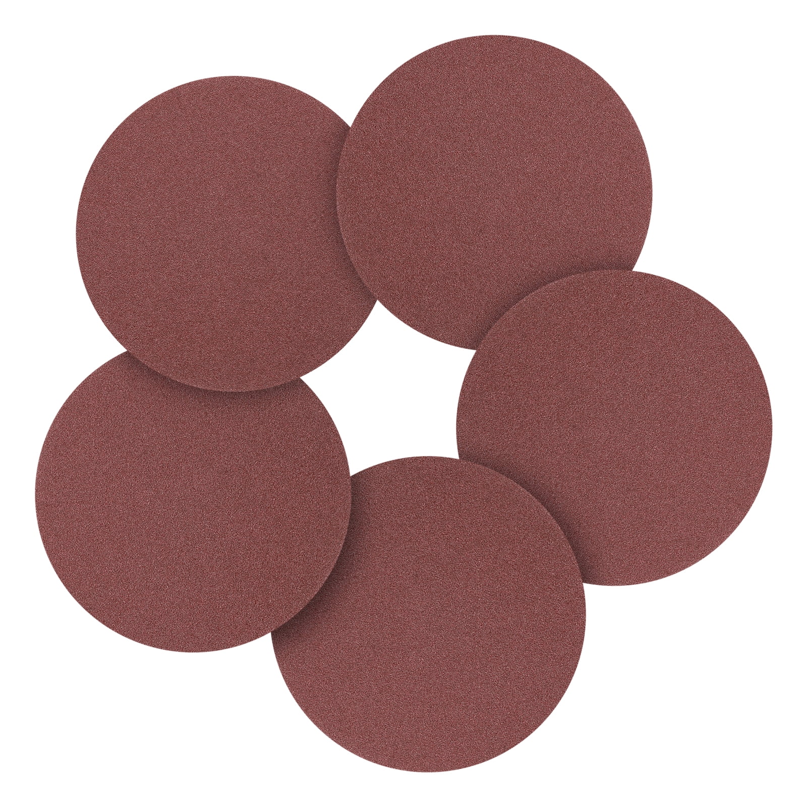 40 Pcs 7 Inch Sanding Disc 150 Grit Round Hook and Loop Sandpaper Fit for Random Orbital Sander or Automotive Car Repairing, Grinding and Polishing, Red