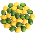 thumbnail image 1 of 40 Pcs Artificial Lemons, Decorative Fake Lemon for Decoration Lifelike, Realistic Fake Fruit Lemons for Christmas Home Kitchen Festival Party Decoration Photography Prop, 1 of 3