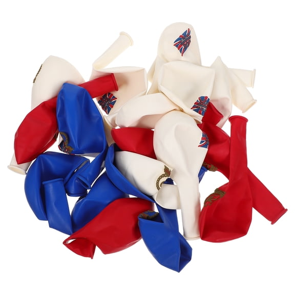 40 Pcs Union Jack Balloons for Festival Celebration, Decorative Patriotic Party Balloons for Events and Holidays