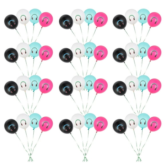 40 Pcs Balloons Music Helium Tanks for Window Decorations Baby