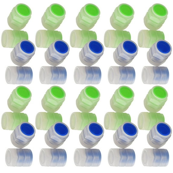 40 Pcs Valve Cap Accesorios Para Autos Stem Plastic Pp