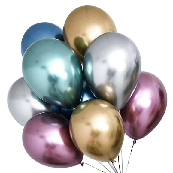 Clispeed Bright Colors Balloons Latex Assorted Color 40Pcs 15.7x15.7in Round