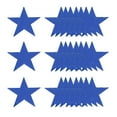 thumbnail image 1 of 40 Pcs Blue Stars Cutouts, 6 Inch Double Printed Paper Stars Cutout, 1 of 6