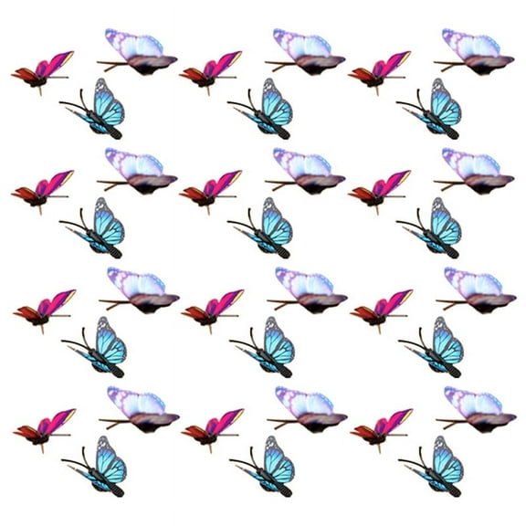 40 Pcs Butterfly Decorative Thumb Tacks - Thumb Tacks for Wall Decorative Push Pins Colorful
