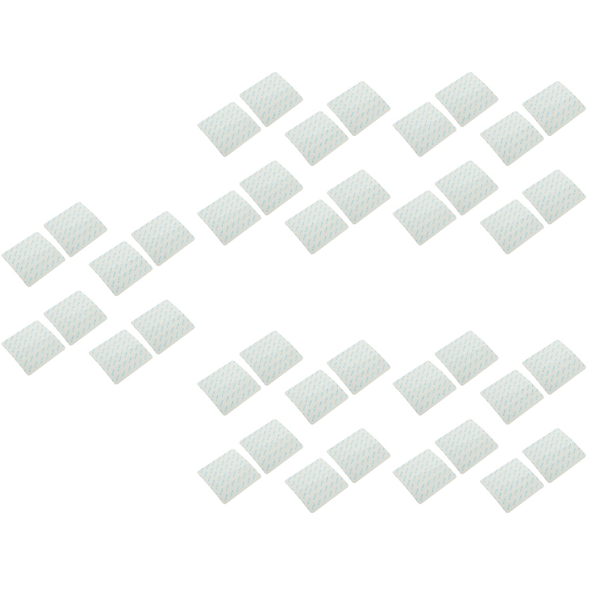 40 Pcs Carpet Antislip Stickers Black Rug Carpet Tape Rubber Pad Rubber Mat Black Kitchen Mats