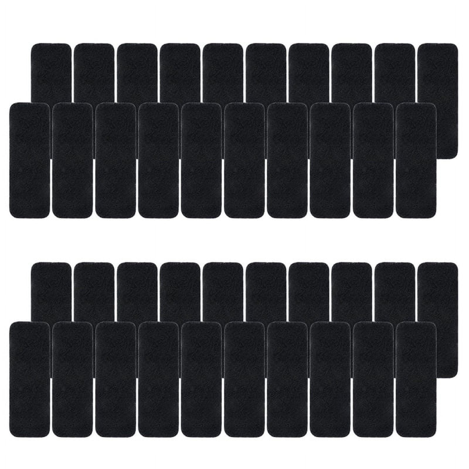 Ceiling Fan Air Filter Pads, Pack Of 5 - Universal Self-Adhesive, Activated Coconut Carbon, Unscented