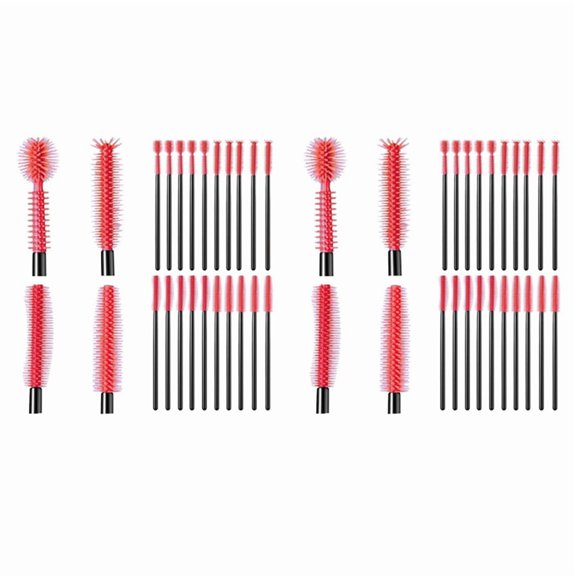 40 Pcs Cranny Sewing Machine Cleaning Brushes, Reusable Silicone Dense Bristles Cleaning Brushes for Sewing Machine
