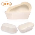 thumbnail image 1 of Triani 40 Pcs Disposable Bread Loaf Baking Liners, Paper Loaf Cups Liners, Paper Loaf Baking Liners, Paper Loaf Pan Liners, 1 of 7