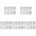 thumbnail image 1 of 40 Pcs English Letter Stencils Number Templates Alphabet Stencils Symbol Numbers Stencils, 1 of 8