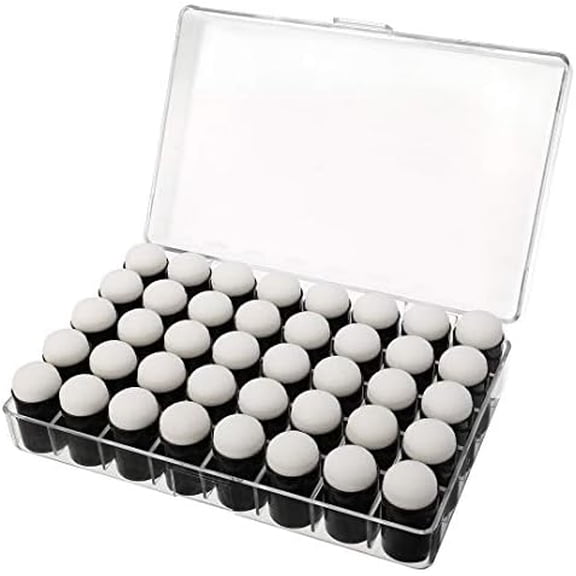 40 Pcs Finger Sponge Daubers with Storage Box for Painting Chalk Ink Card Making Drawing$$Art & Craft