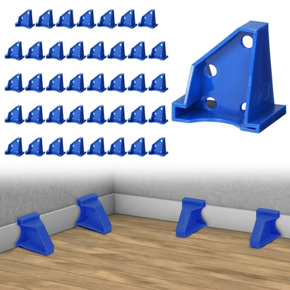 40 Pcs Flooring Spacers, Laminate Wood Flooring Tool Kit with 1/4" & 1/2" Gap, Floor Installation Tools for Wood, Vinyl Plank, Hardwood, Bamboo, LVT, Subfloor Panels