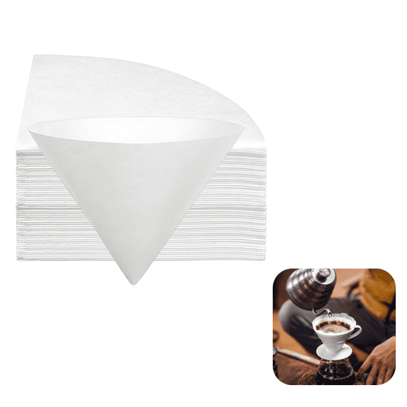40 Pcs Fryer Oil Filter, 6 inch Non-Woven Cooking Oil Filters, Maple Syrup Filter Cones, Beeswax Filters, Deep Fryer Oils Cones for Home, Restaurants, Food Trucks, Kitchen, Cafe