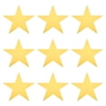 thumbnail image 1 of 40 Pcs Glitters Star Cutouts Paper Star Cutouts for Party Classroom 6.3" Gold, 1 of 5