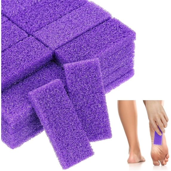40 Pcs Grinding Pumice Stone for Feet,Disposable Foot Heel Exfoliator ...