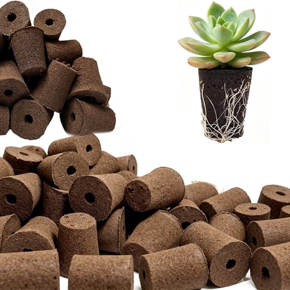 40 Pcs Grow Sponges, Replacement Root Growth Sponges Universal Fit Sponges & Seed Pods for Starting Seeds, Indoor Outdoor Garden for Seed Germination & Plant Cloning