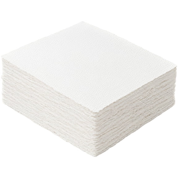40 Pcs Handmade Watercolor Paper, 300 GSM Heavyweight Cotton Pulp Watercolor Paper for Wedding Invitations, Greeting Cards, Painting, Sketching