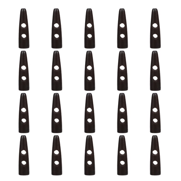 40 Pcs Horn Style Buttons for Sewing Crafts, Sweaters, Trumpet Coats, Duffle Coat Fasteners, Child-Friendly