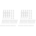 thumbnail image 1 of 40 Pcs Inflatable Swimming Pool Pins Joint Replacement Parts Plastic Metal Frame Connector, 1 of 6