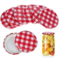 thumbnail image 1 of Masteelf Reusable Canning Lids with Airtight Seal for Home Use Ideal for Storing Food in Regular Mouth Jars 40 Pieces, 1 of 8