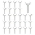 thumbnail image 1 of 40 Pcs M6x30mm Wing Butterfly Screw Bolts, Carbon Steel Zinc Plated Wing Bolt Thumb Hand Screws Fasteners for Home, Machine, Electronic Equipment, 1 of 6