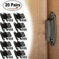 thumbnail image 1 of 40 Pcs Matte Black Cabinet Hinges Overlay Self Closing for Kitchen Cabinet Door, 1 of 6