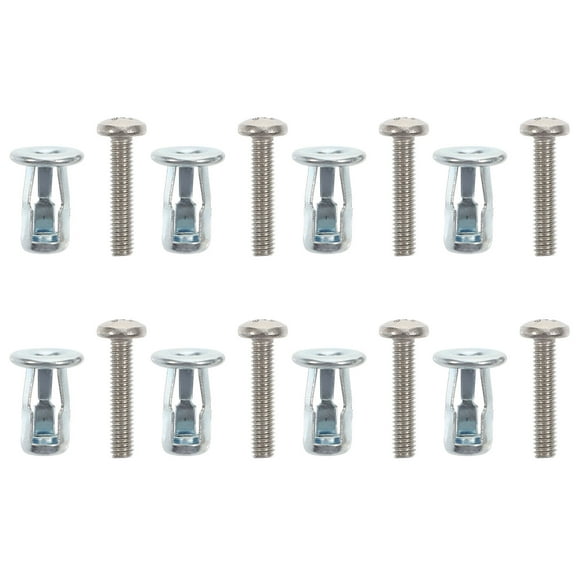 40 Pcs Metal Hollow Door Anchor Bolts Threaded Screw Nuts Cavity Fixing Jack for Wall Baby