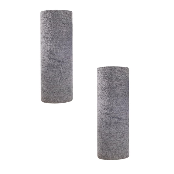 40 Pcs Microfiber Cleaning Cloth Roll, Reusable Paper Towels Blue Tear Away, Microfiber Towels for Cars, Super Absorbent Lint Free Cleaning Rags for House, Kitchen, Window, 9.84x9.84 Inch, Dark Gray