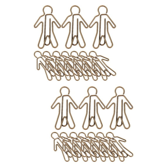 40 Pcs Mini Paper Clips Metal Paper Clips Office File Paper Clips Adorable Paper Clips File Metal Clips
