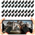 thumbnail image 1 of 40 Pcs Mobile Game Finger Sleeve, Pro Gaming Finger Gloves Anti-sweat Thumb Sleeves Breathable Finger Gloves Touch Screen Finger Sleeve Thumb Mobile Gaming Controller for Men Women (Blue,Red), 1 of 5