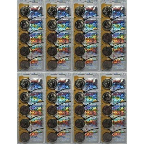 40 Pcs NEW MAXELL CR2016 CR ECR 2016 3v LITHIUM Battery by Maxell
