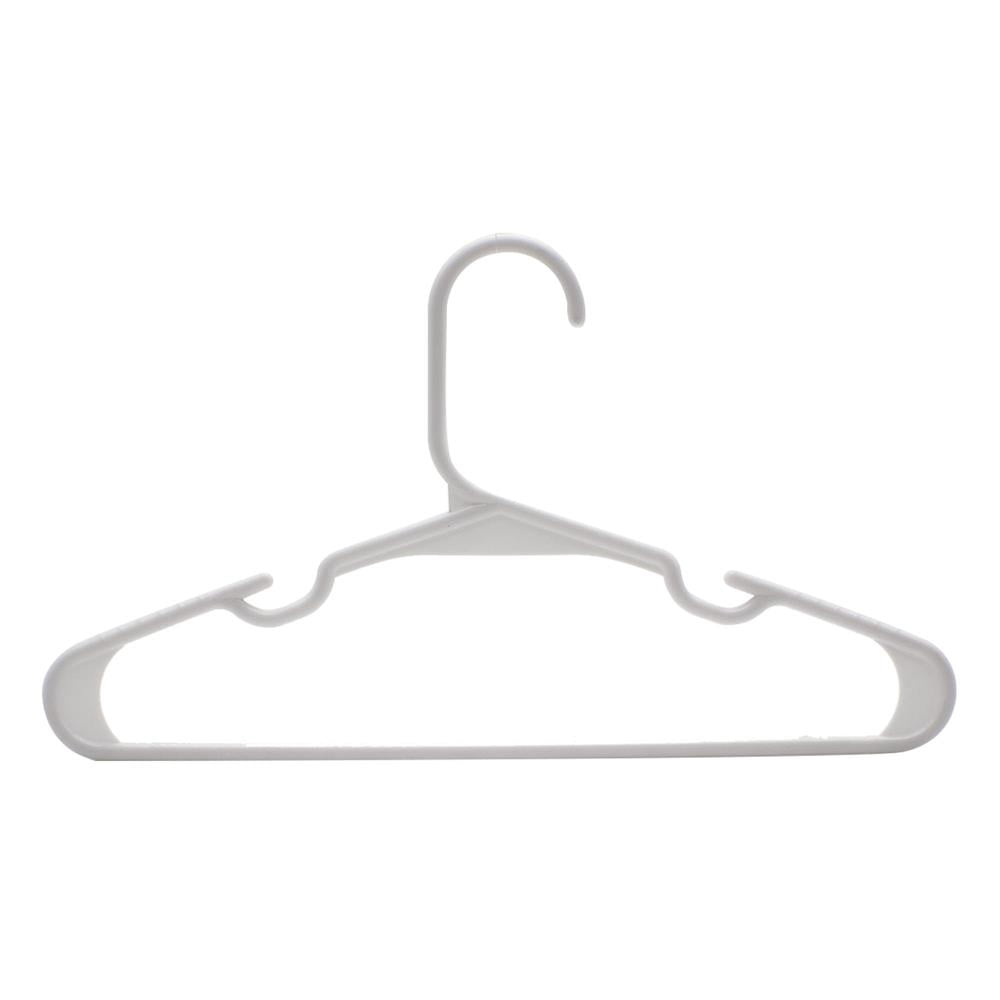 SereneLife 40 Pack Plastic Kids Hangers – Non-Slip Baby Hangers for Closet, Space-Saving Thin Design for Organizing Clothes, Infant, Toddler, and Newborn Clothing (White)