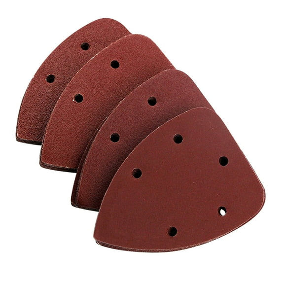 40 Pcs Palm Sanding Discs Tape Backed Pads Mouse Sander Pads Sand Paper Palm Sander Pads