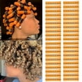 thumbnail image 1 of 40 Pcs Perm Rods for Natural Hair Cold Wave Rods Hair Rollers for Women Hair Roller Curler Perm Rods for Long Medium Short Hair Plastic Cold Wave Rods Hairdressing Styling Tool, Orange, 1 of 7