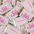thumbnail image 1 of 34 Pcs Pink It's a Girl Baby Shower Candy Party Favors Wrapped Chocolate Miniatures, 1 of 6