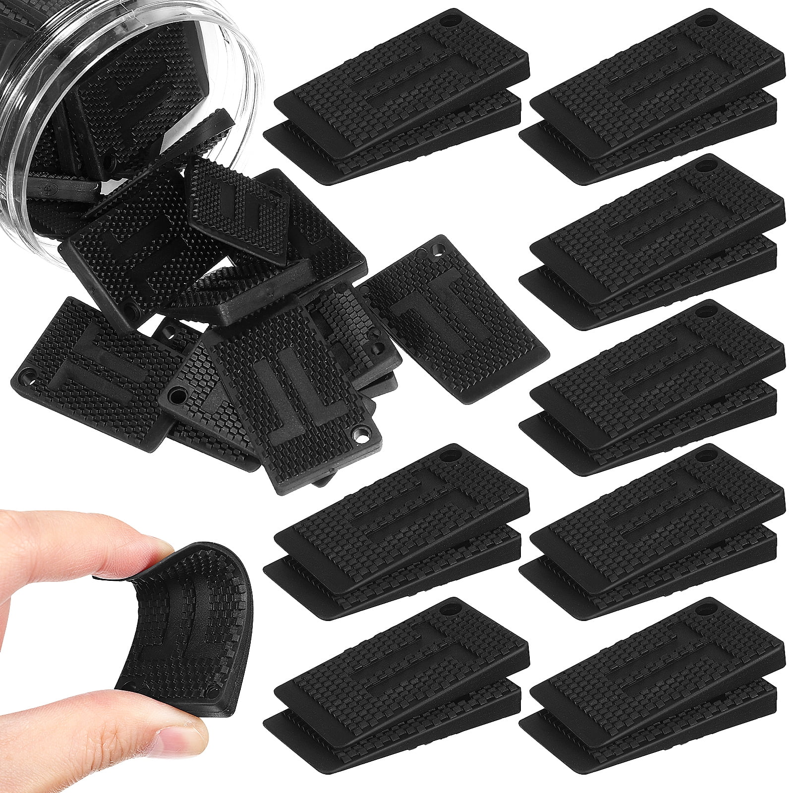 40 Pcs Plastic Furniture Level Spacers Leveling Feet Table Leveler