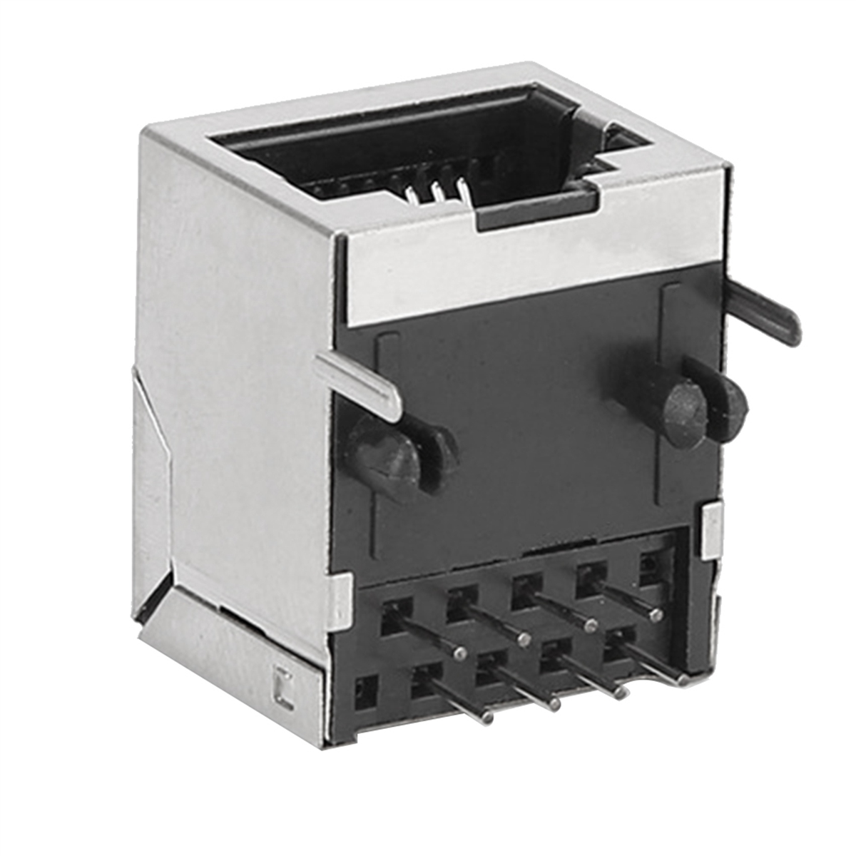 40 Pcs RJ45 Socket 8 Pin Cable Interface Shielded Connector Female 8P8C