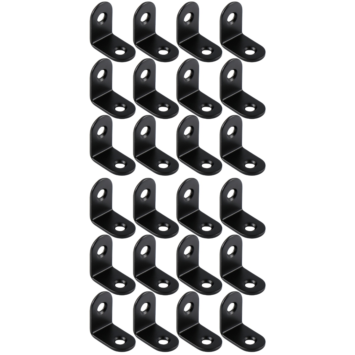 40 Pcs Right Angle Brackets Corner Braces Lshape Stainless Steel