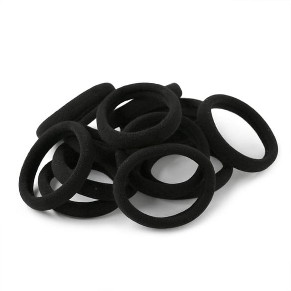 40 Pcs Seamless Elastic Headbands Wrinkle Free Fabric Thick Hair Cords