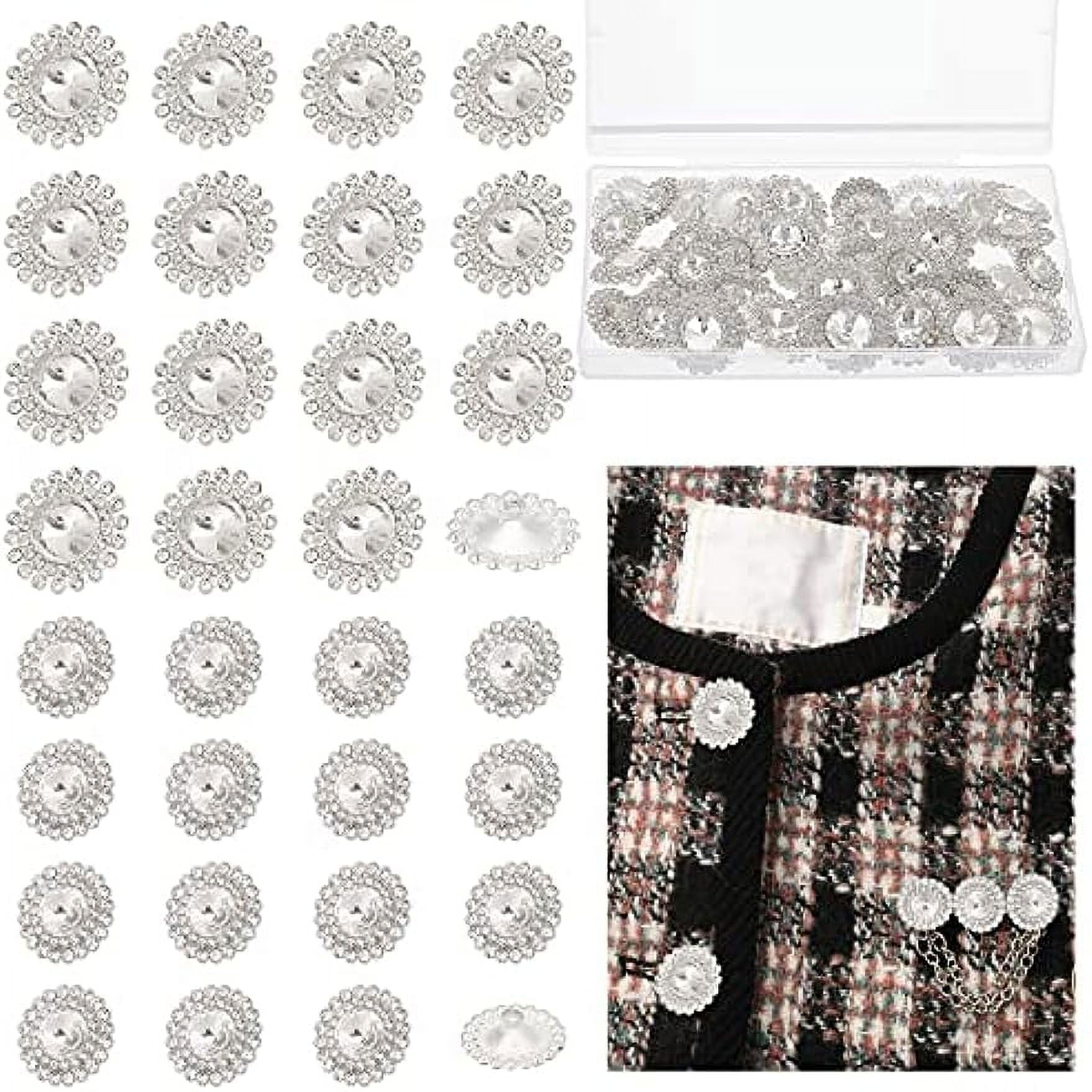 5 Pcs Metal Decorative Buttons – 20mm White Round Marble Grain For Coats, Sweaters & DIY Sewing