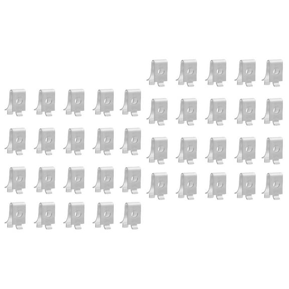40 Pcs Heavy Duty Shelf Support Clips for Kitchen Cabinets Glass and Wood Shelves Durable Cabinet Hardware