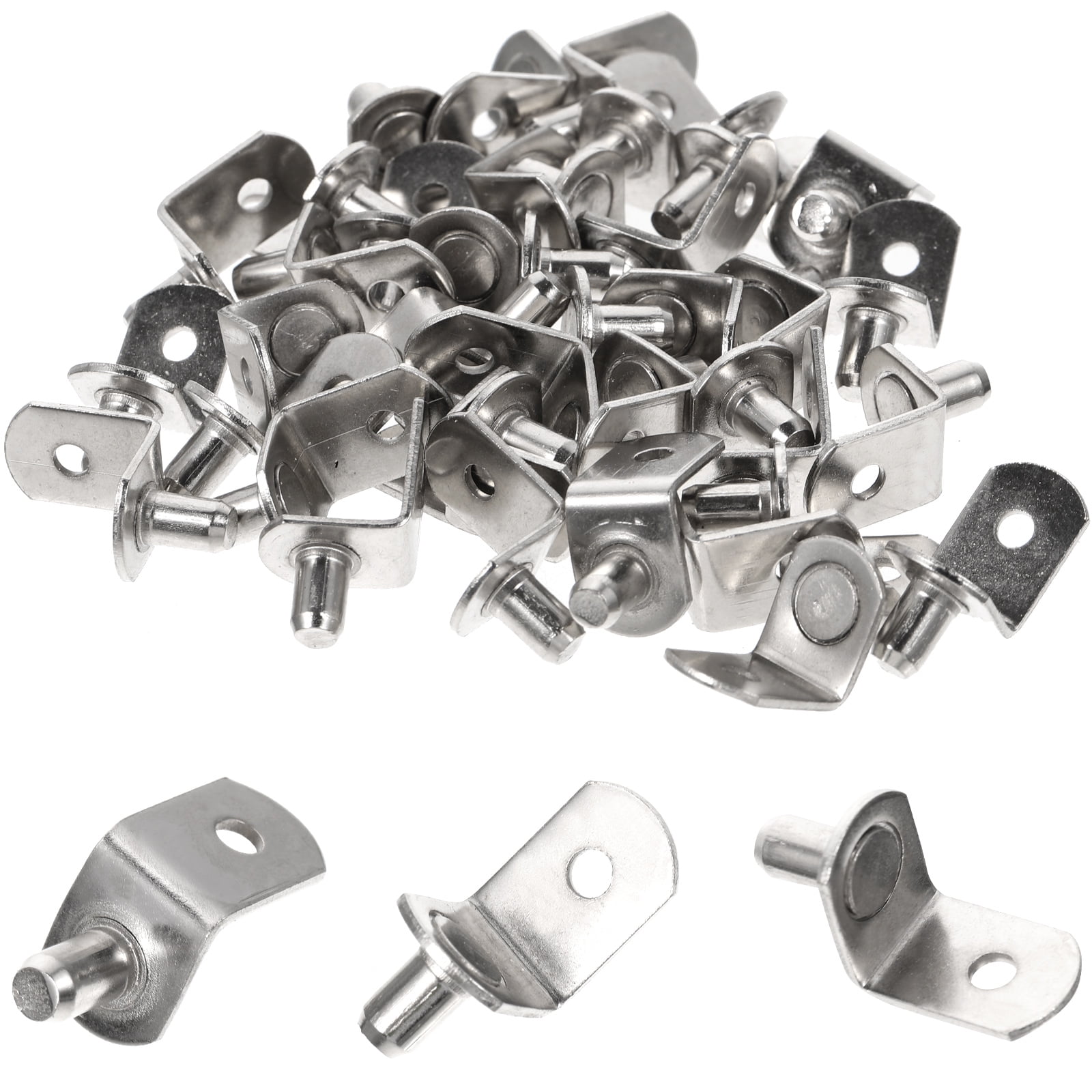 40 Pcs Shelves Shelf Pegs for Supports Board Kitchen Clips Cold