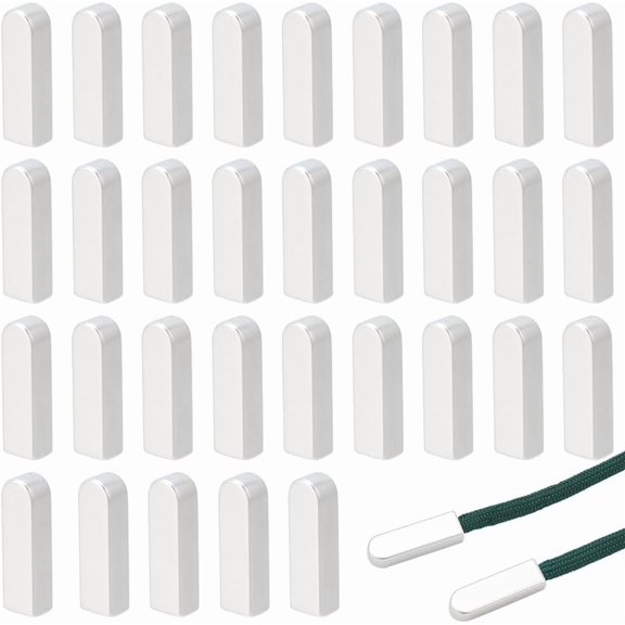 40 Pcs Shoelace Tips Plastic Shoelace Head Cord End Cap Shoelace Ends Replacement for DIY Making