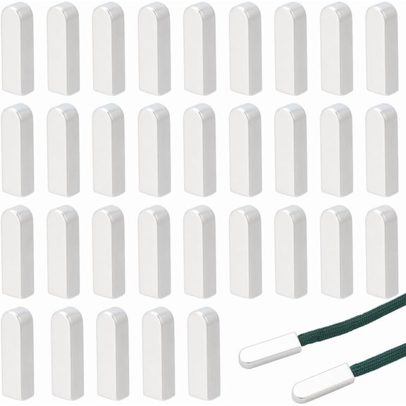 40 Pcs Shoelace Tips Plastic Shoelace Head Cord End Cap Shoelace Ends Replacement