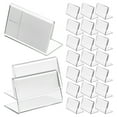 40 Pcs Sign Holders Card Display Stand Market Stall Display Card Stand