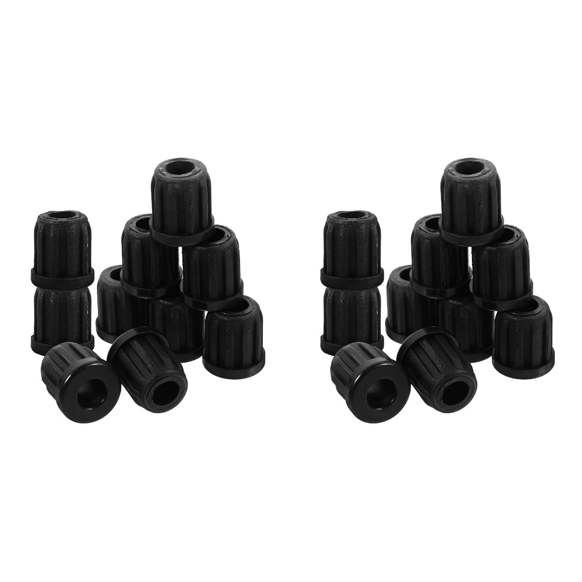 40 Pcs Small Swivel Caster Stem Sleeves and Wheel Socket Inserts for ...