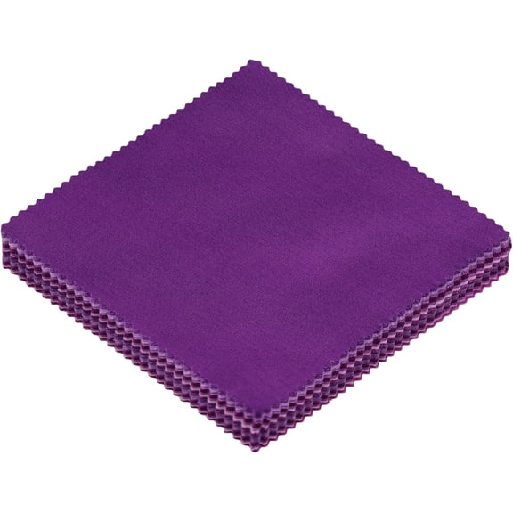 40 Pcs Solid Purple 5x5 Cotton Charm Pack for Quilting Sewing Patchwork DIY