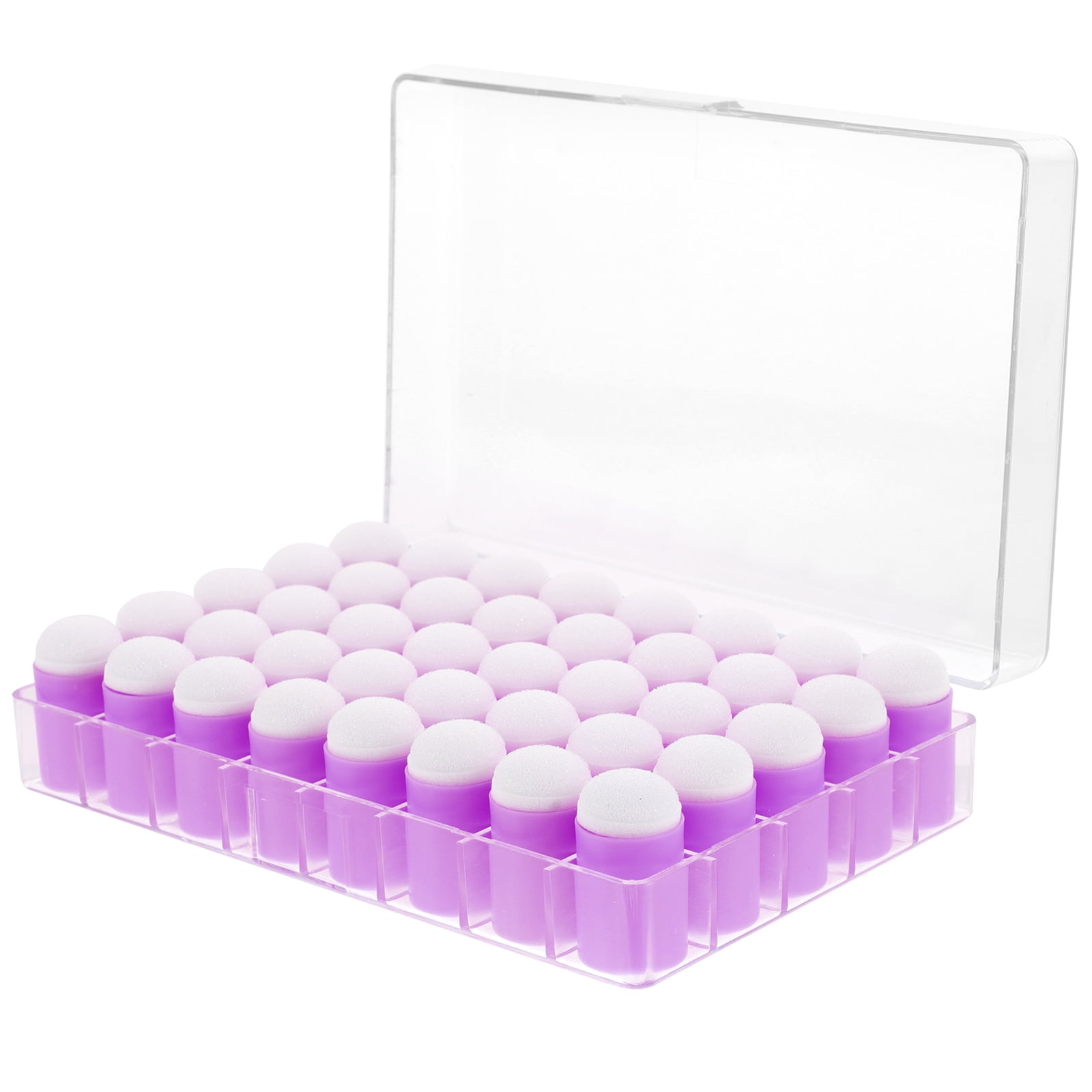 40 Stück Finger-Malschwämme Mit Aufbewahrungsbox - Kreative Malwerkzeuge Für Kinder & Künstler