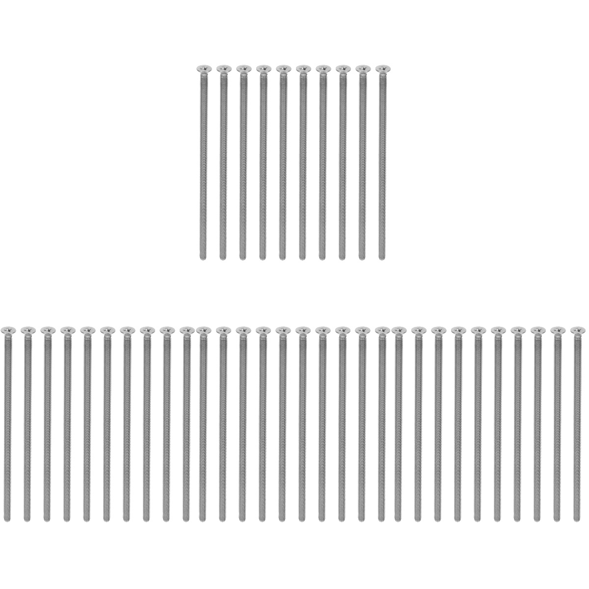 40 Pcs Switch Panel Screws Shim Flat Plate Outlet Spacers Self Tapping