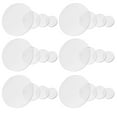 40 Pcs Transparent Model Base Acrylic Miniature Bases Round Figure